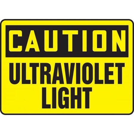 OSHA CAUTION SAFETY SIGN ULTRAVIOLET MRAD607VS